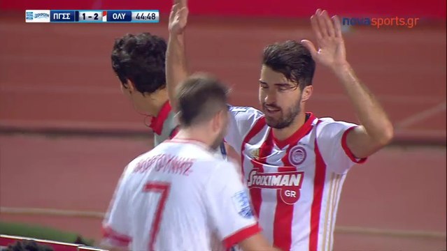 1-3 Karim Ansarifard AMAZING Second Goal - Panionios 1-3 Olympiakos - 14.10.2017