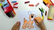 Pocoyo - Aprenda as cores pintando a Loula