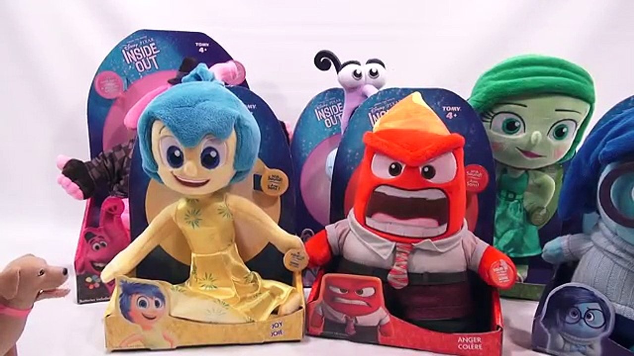 Disney Pixar Inside Out Talking Plush Dolls, The Emotion Challenge!
