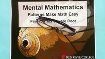 Mental Math: Find Perfect Square Root