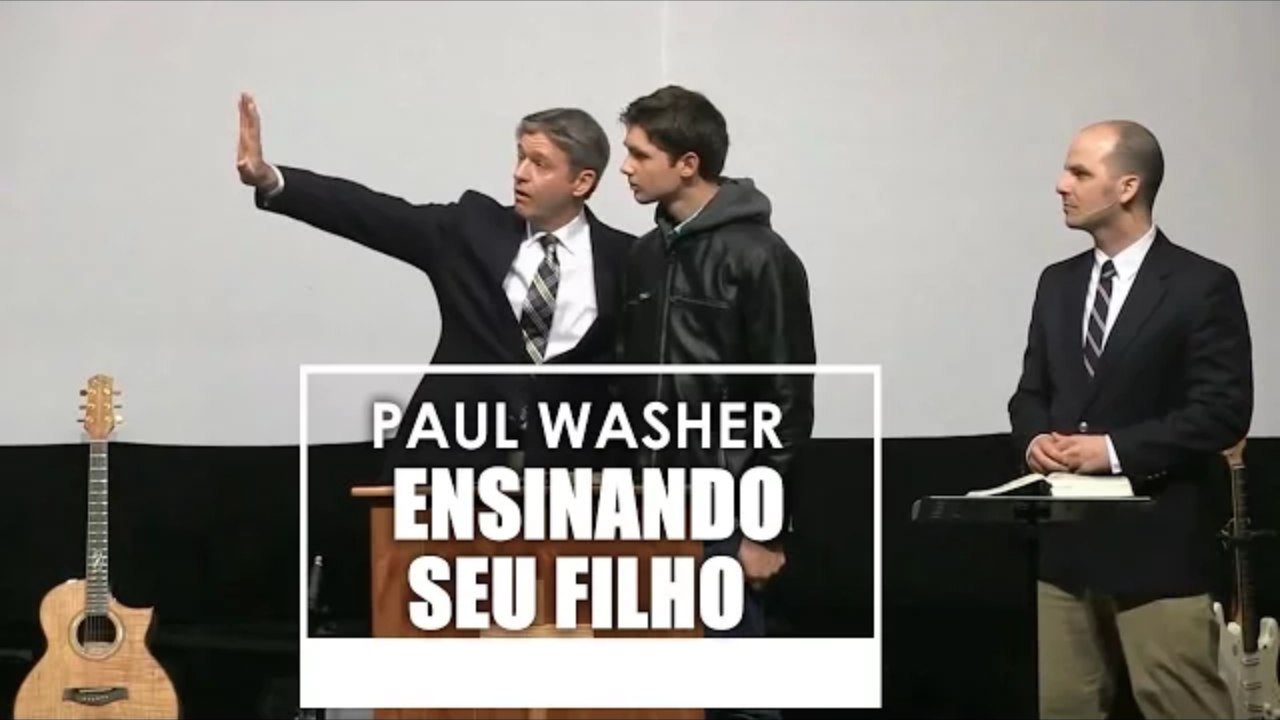 Paul Washer teaching his son Timothy Paul Washer Ensinando Seu Filho Como Tímóteo