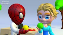 FREAKY JOKER Crushes SPIDERBABY Ball Under Car! Spiderman Elsa Superhero 3D Clay Animation for Kids