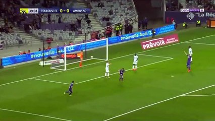 Buts Toulouse 1-0 Amiens vidéo résumé