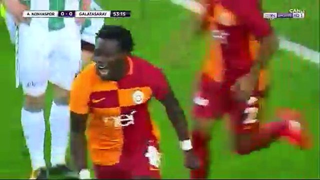 Bafétimbi Gomis Goal HD - Konyaspor 0-1 Galatasaray - 14.10.2017