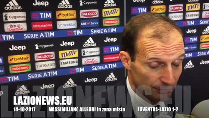 ALLEGRI dopo JUVENTUS LAZIO 1-2