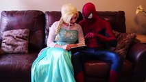 Frozen Elsa PANCAKE ART CHALLENGE! w/ Spiderman Joker Fairy Godmother Fun Superhero in real life IRL