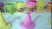 Play-Doh Disney Prettiest Princess Castle with Princess Belle, Cinderella + Rapunzel Toys Video