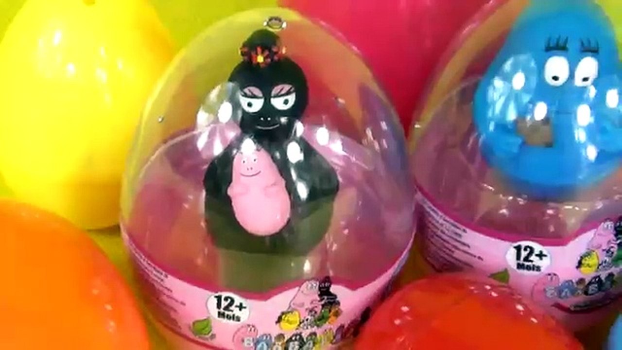 13 Surprise Eggs Barbapapa - barbapapa eggs unboxing eggs unboxing barbabelle by TheSurpriseEggs