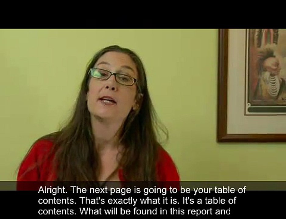 Formal Business Proposal Table of Contents