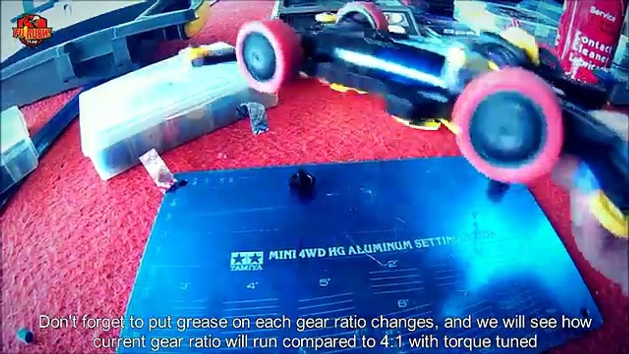 Mini 4WD TEST RUN the STCB (Stock Race) Setup