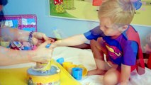 Galinha Pintadinha Pintinho Amarelinho e Peppa Pig: Bolo de aniversário Massinha Play-doh Brinquedos