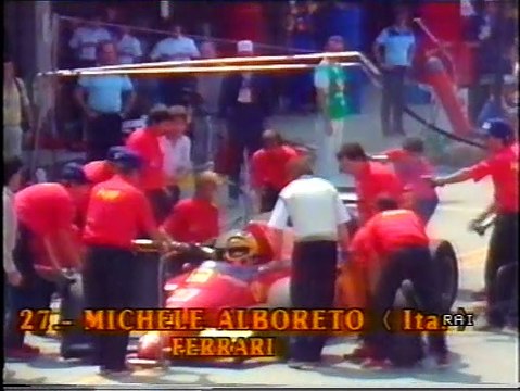 Gran Premio del Messico 1986: Ritiro di Alboreto e sua intervista e pit stop di Mansell