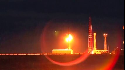 Night launch of the RS-12M Topol ICBM