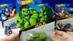 4 Marvel Hot Wheels Cars Part 1 Review - Avengers Iron Man Thor Captain America Hulk