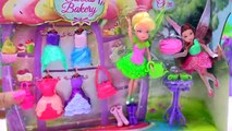 Disney Faries Tinker Bell Pixie Sweets Bakery Mini Fairy Doll Dress Up Tea Party With Barbie