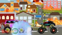 Good vs Evil | Water tank | Learn Street Vehicles | Truck Cartoon for kids