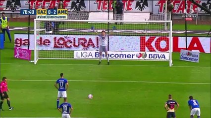 Gol de Méndez Cruz Azul vs Club América 1-2