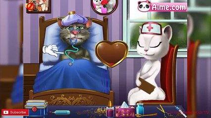 Talking Tom Catch Cold / Talking Tom Clean Room / Cartoon Games Kids TV