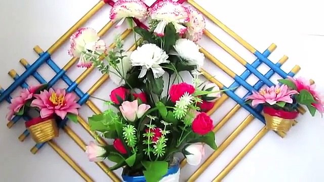 Newspaper Flower Vase | DIY newspaper crafts | Best out of Waste | wall hanging | wall decor | Diy