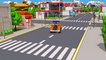 Learn Vehicles - Fire Truck with Monster Truck Crash on the road! 3D Animation Cars & Truck Stories