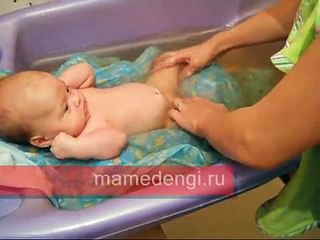 купание новорожденного