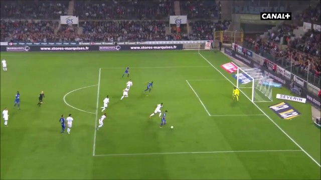 1-1 Jean-Eudes Aholou Goal France Ligue 1 - 15.10.2017 Strasbourg 1-1 Olympique Marseille