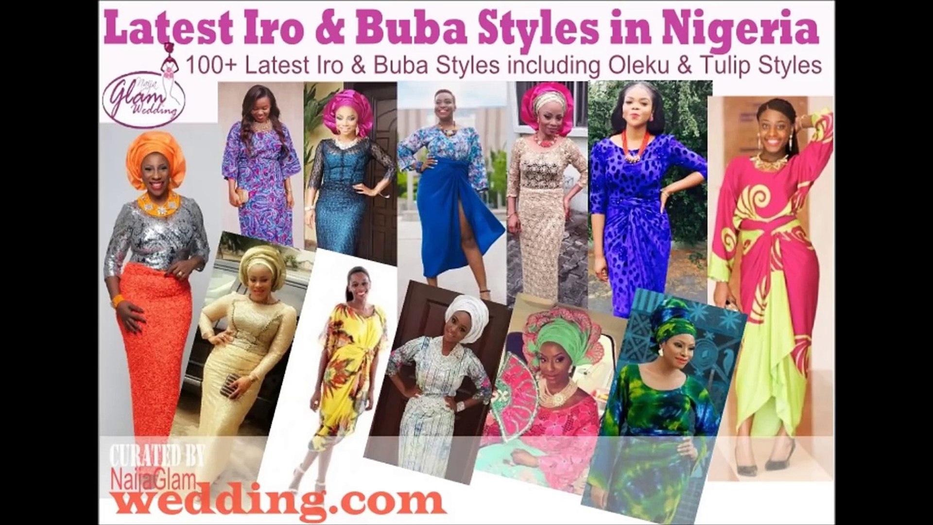 ⁣100 Latest Iro and Buba Styles: Oleku,Tulip & Classical Styles (Nigerian/ African Fashion for Wo