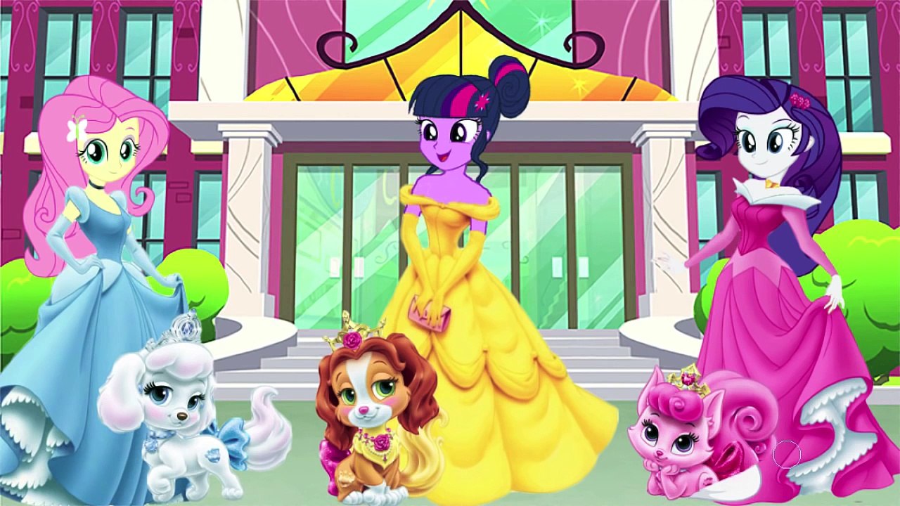 My Little Pony Equestria Girls Transform Into Mermaids Avengers Disney Princess | Coloring For Kids