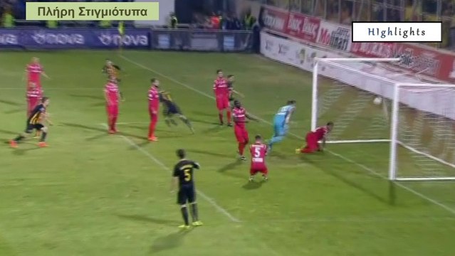 1-1 Το γκολ του Βράνιες - Ξάνθη 1-1 ΑΕΚ - 15.10.2017