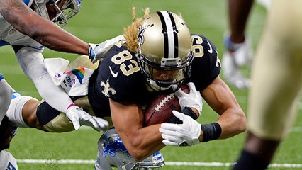 Saints commit first turnover of season, Slay rips ball away