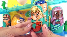 BUBBLE GUPPIES Nesting Matryoshka Dolls, Stackable Cups with Toy Surprises like Playdoh Eggs / TUYC