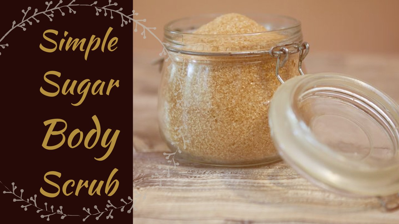 All Natural Simple Sugar Scrub