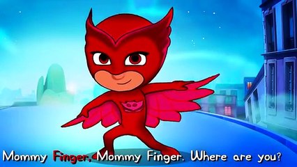 Герои в масках семья пальчиков на английском. Песня про пальчики PJ Masks