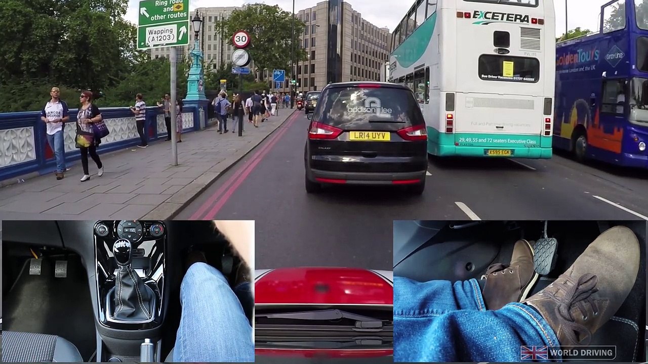 Clutch control in the town/city - Learning to drive a manual/stick shift car