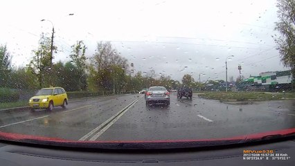 Car Breaks on Railroad Tracks