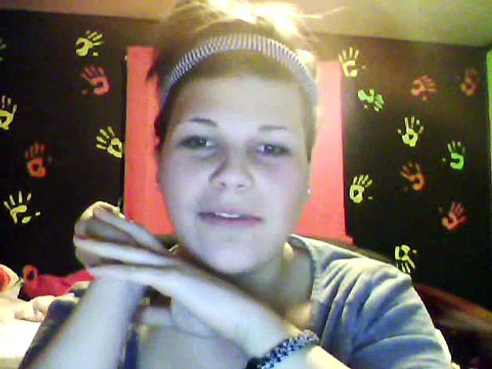 Singing with hiccups.