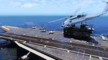 GTA 5 Pilotable Nathan James Destroyer Ship | United States Navy Aircraft Carrier Strike Group