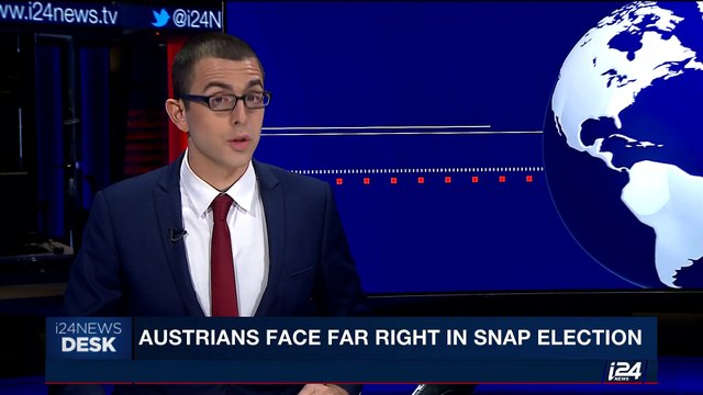 i24NEWS DESK | Austrian face far right in snap election | Saturday, October 14th 2017