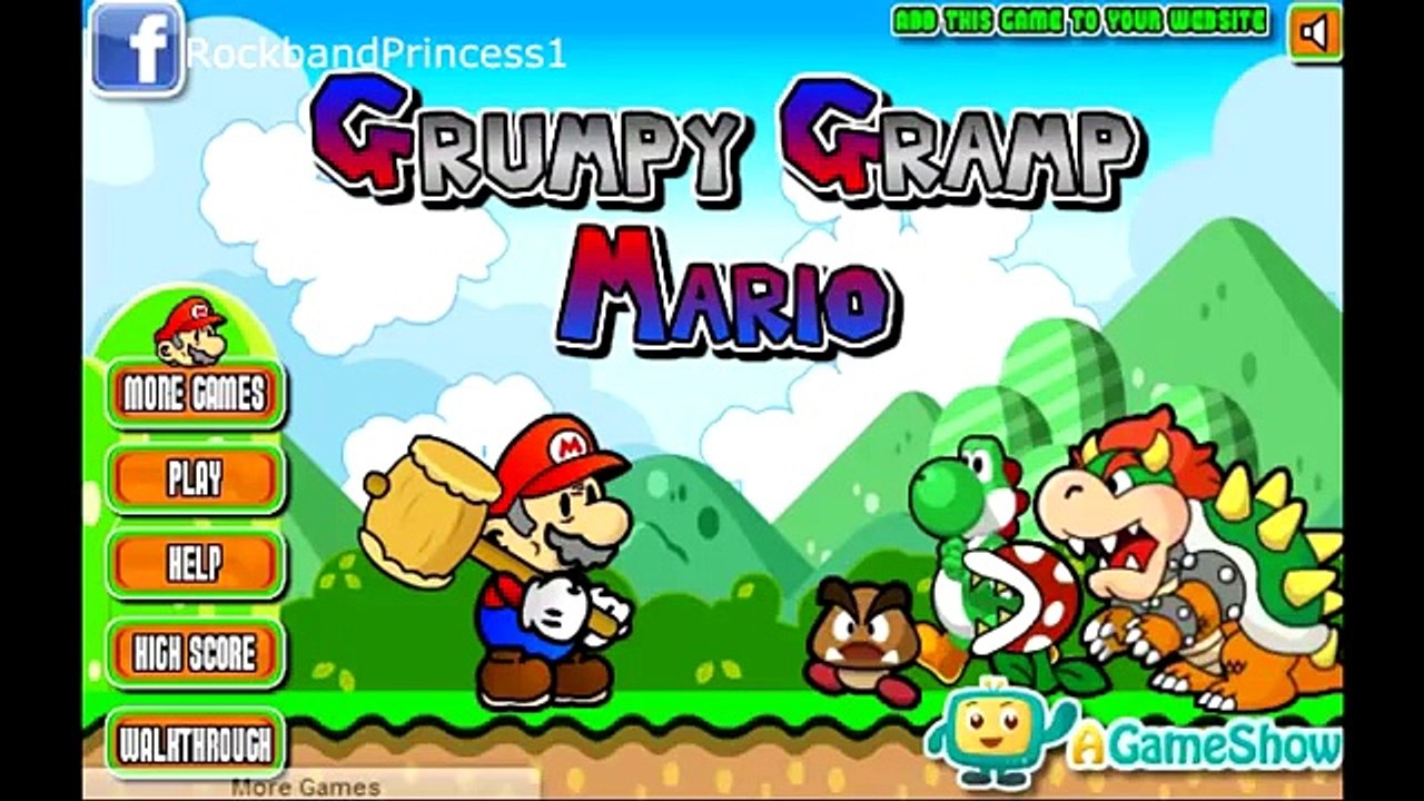 Super Mario Games: Grumpy Gramp - Play Kids Games