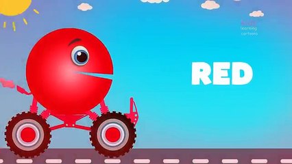 Learn Colors with Car Packman - Play Cars Toys - Preschool Learning Colours Pacman for Kids Toddlers