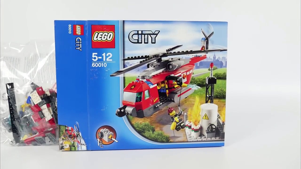 Lego City 60010 Fire Helicopter - Lego Speed Build