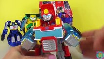 Transformers Rescue Bots Salvage Playskool Heroes Optimus Chase Bumblebee