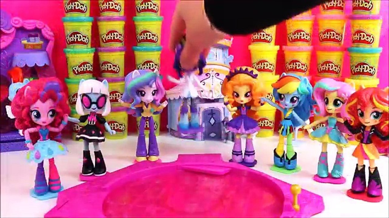 MLP My Little Pony Equestria Girls Play doh Dress Toy Surprises! Kinder Surprise Kids Girls Dolls