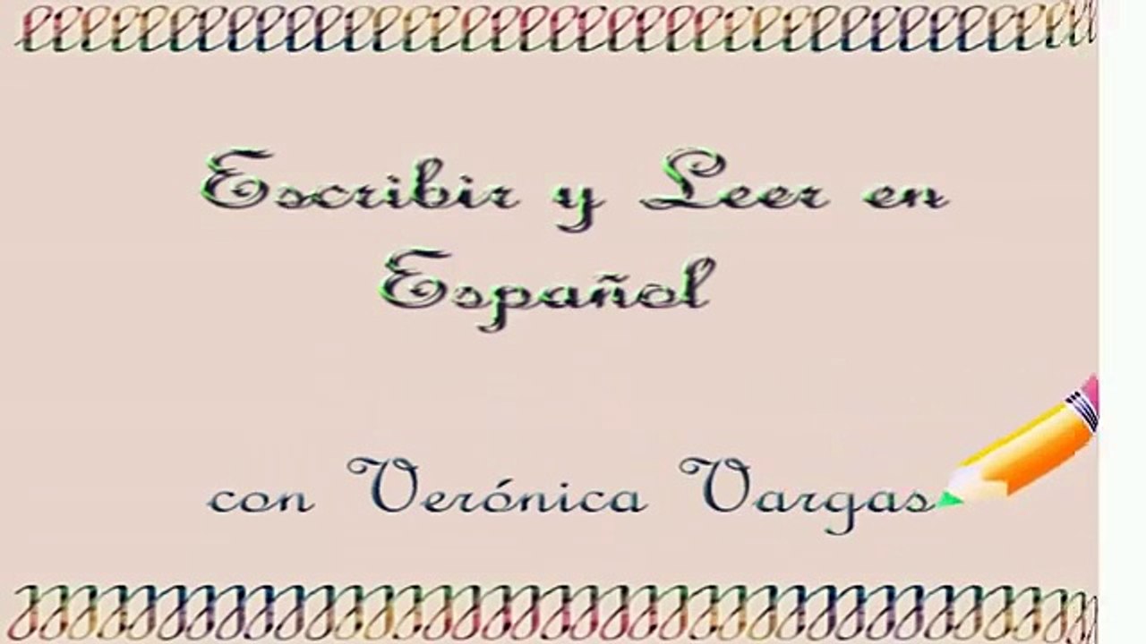 Caligrafía: Ejercicios para agilizar la mano primera parte