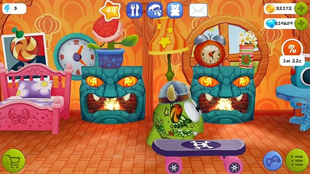 АМ НЯМ НОВЫЕ СЕРИИ #53 – МУЛЬТИК My Om Nom мой виртуальный питомец игра мультик #Мобильные игры