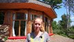 Incredible Mini Earthship Style Cabin - Tiny Off Grid House with Solar Power