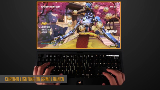 Official Overwatch Razer hardware Powered by Razer™ Chroma