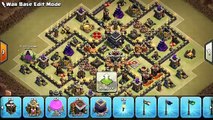 TH 9 (TOWN HALL 9) ANTI-VALK ANTI-HOG WAR BASE || BOMB TOWER || REPLAY PROOF || CLASH OF CLANS