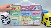 뽀로로, 경찰 캐리어카 자동차 미니카 놀이 와 타요 장난감 Pororo Car Carrier & Cars Toys мультфильмы про машинки Игрушки