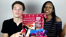 AMERICANS TRY JAPANESE SNACKS | MUNCH PAK UNBOXING!!!!